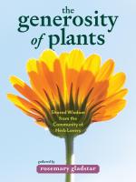 The Generosity of Plants